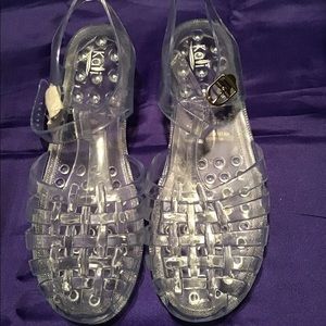 Kali clear angel low jelly sandal